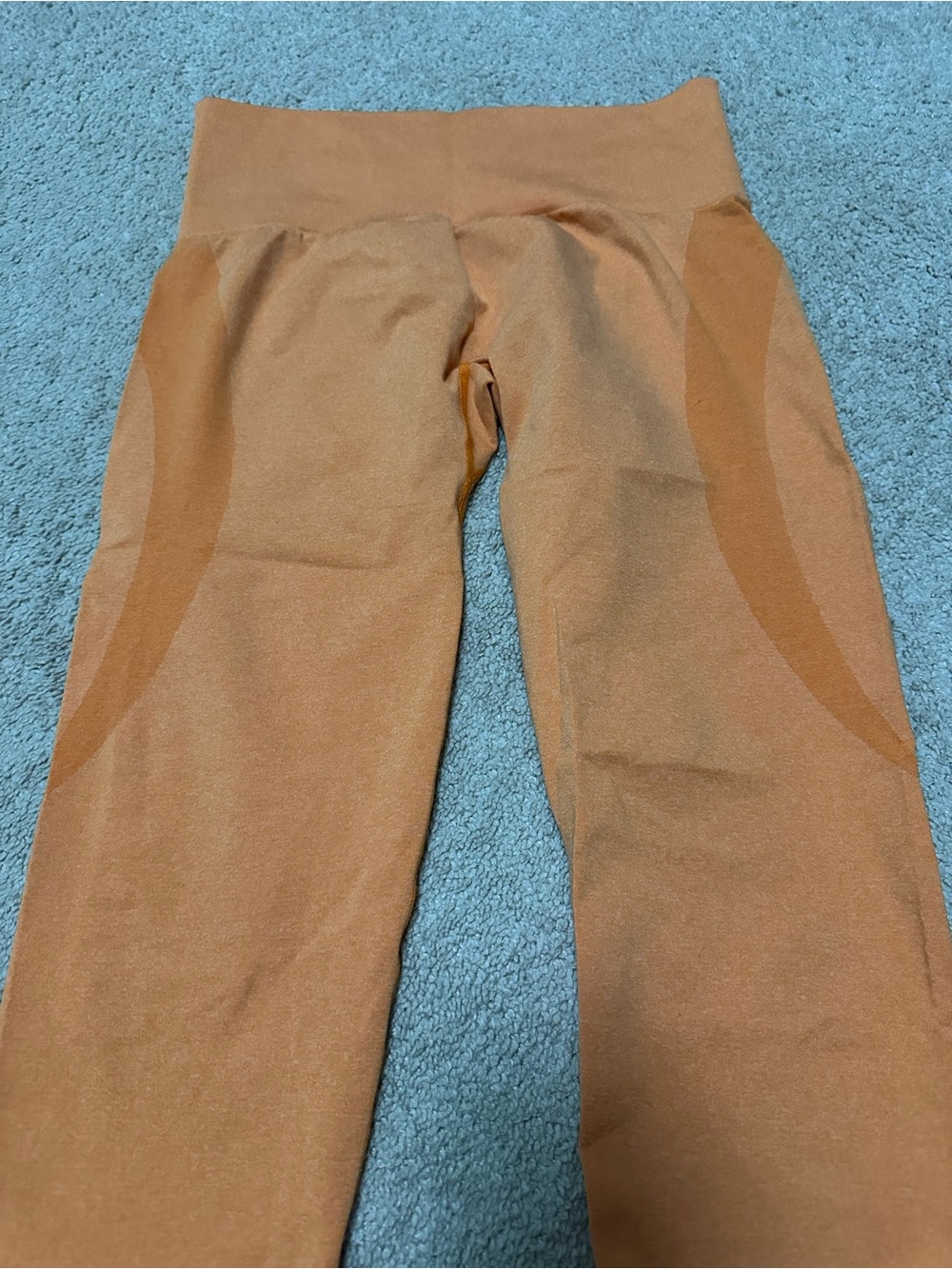 NVGTN Rust Orange Seamless Leggings